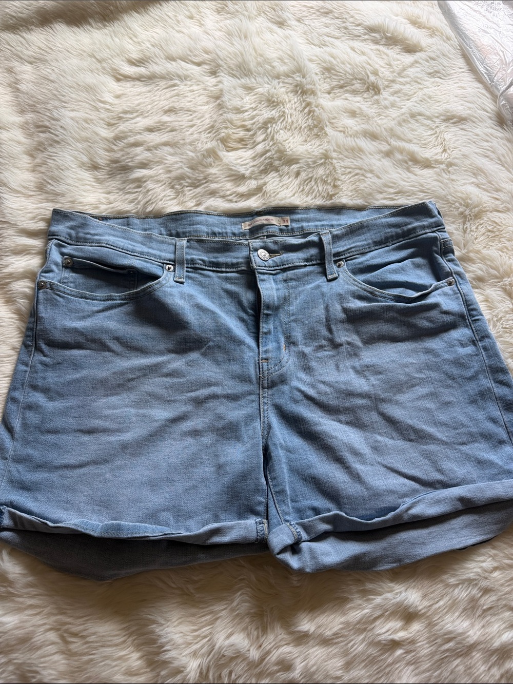 Levi's Light Blue Women's Denim Shorts